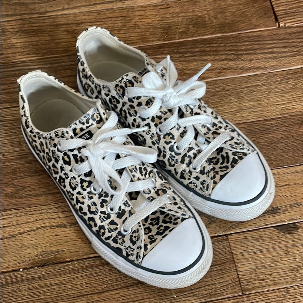 Converse All Star Leopard Print Sneakers for kids